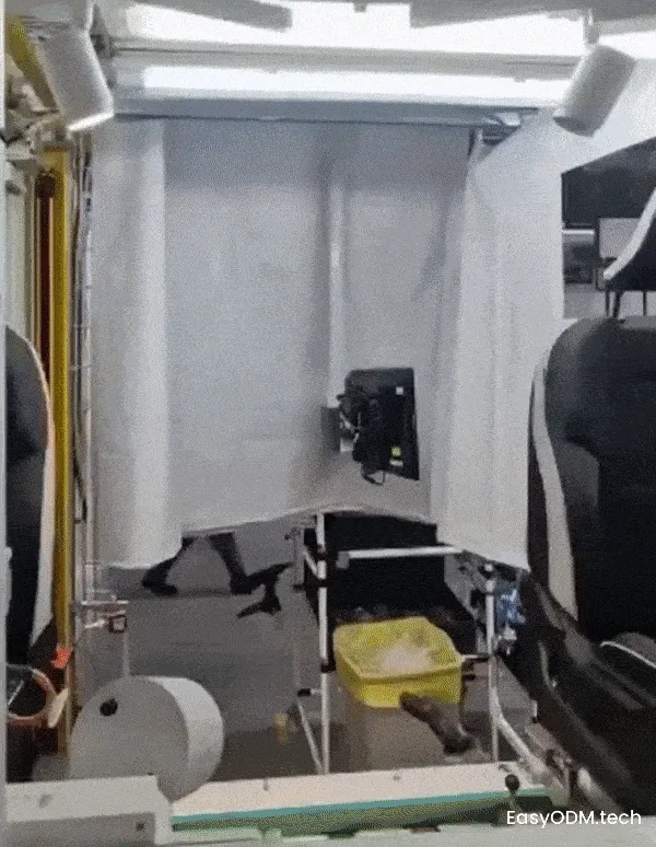 seat quality inspection and wrinkles ironing