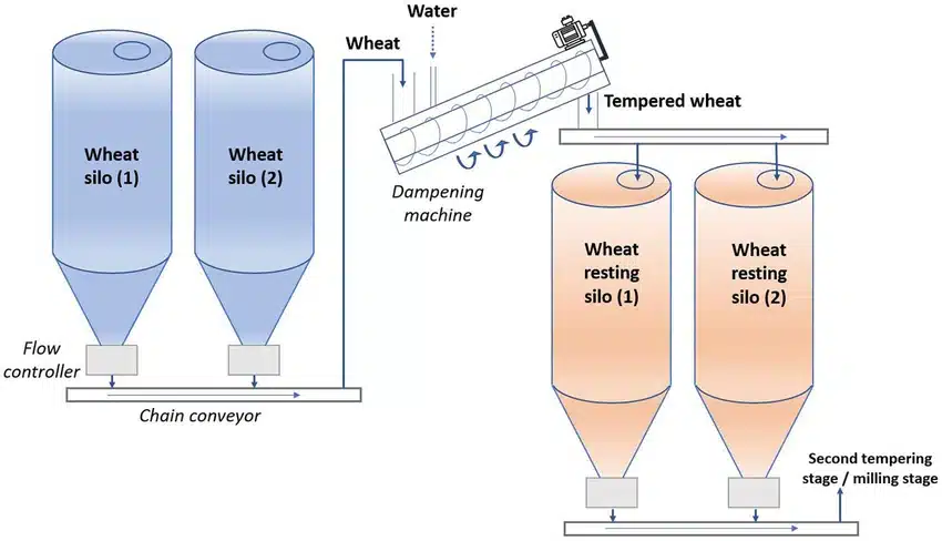 wheat grain tempering traditional methods