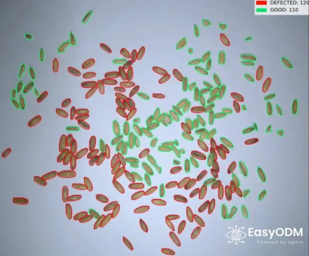 4 Ways AI Can impact Grain Prices for Farmers and Processors 3 EasyODM's system for grain quality optimization